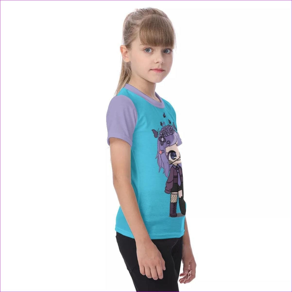 Bec's Girl Oversized Kids Graphic Tee - kid's t-shirts at TFC&H Co.