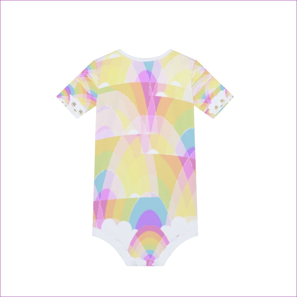 - Bec's Rainbow Baby's Short Sleeve Romper - infant onesie at TFC&H Co.