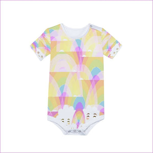 - Bec's Rainbow Baby's Short Sleeve Romper - infant onesie at TFC&H Co.