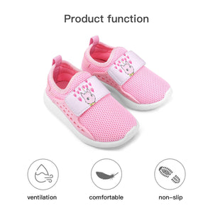 Pink - Bec's Uni-Kitten Children's Breathable Sneaker - kids shoes at TFC&H Co.