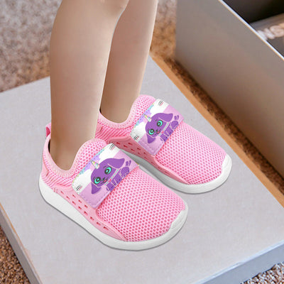 Pink 5 - Bec's Uni-Pup Children's Breathable Sneaker - kids shoes at TFC&H Co.
