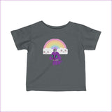 Charcoal - Bec's Uni-Pup Infant Fine Jersey Tee - kids top at TFC&H Co.