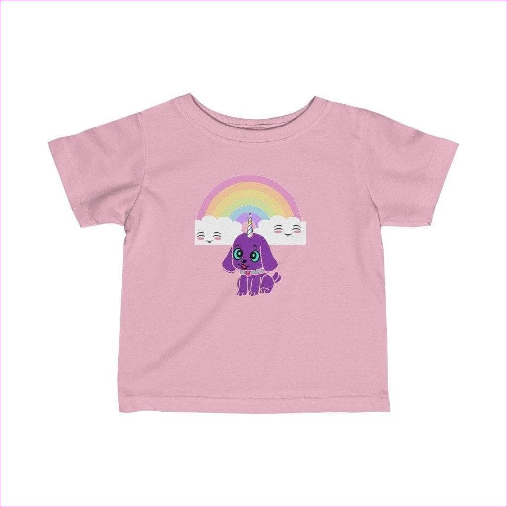 Pink - Bec's Uni-Pup Infant Fine Jersey Tee - kids top at TFC&H Co.