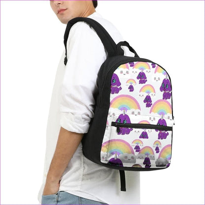 Bec's Uni-Pup Small Canvas Backpack - backpack at TFC&H Co.