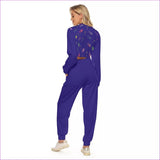 blue - Because I Can Womens Crop Sweatshirt Set - womens top & pants set at TFC&H Co.