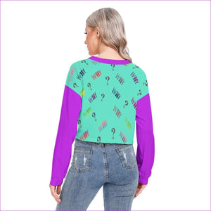 - Because I Can Womens Long Sleeve Sweatshirt With Hem Drawstring - womens sweatshirt at TFC&H Co.