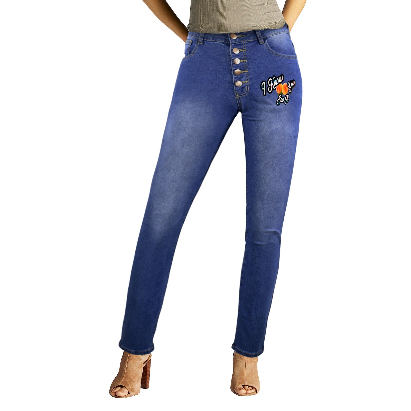 2XL - I Know You See It Women's Jeans - womens jeans at TFC&H Co.