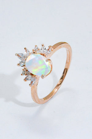 - Best Of Me 925 Sterling Silver Opal Ring - rings at TFC&H Co.