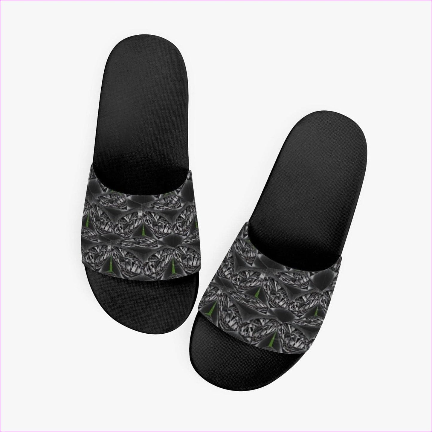 Black Ice Men's Slides - men's slides at TFC&H Co.
