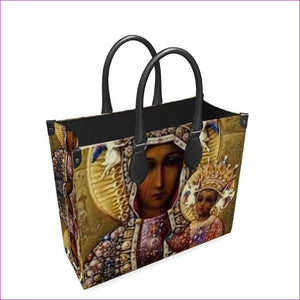 - Black Madonna Premium Authentic Leather Shopper Bag - Leather Shopper Bag at TFC&H Co.