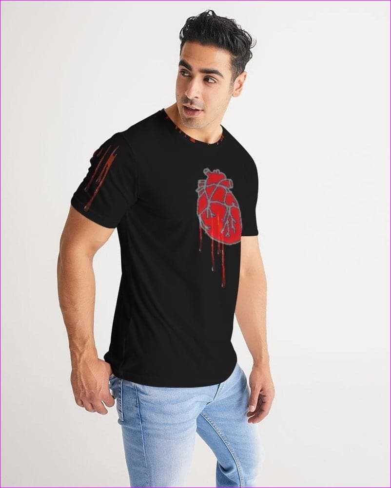 Bleeding Heart Men's Tee - men's t-shirt at TFC&H Co.