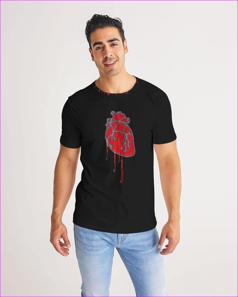 Bleeding Heart Men's Tee - men's t-shirt at TFC&H Co.
