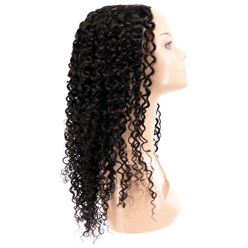 Brazilian Kinky Curly U-Part Human Hair Wig - u-part wig at TFC&H Co.