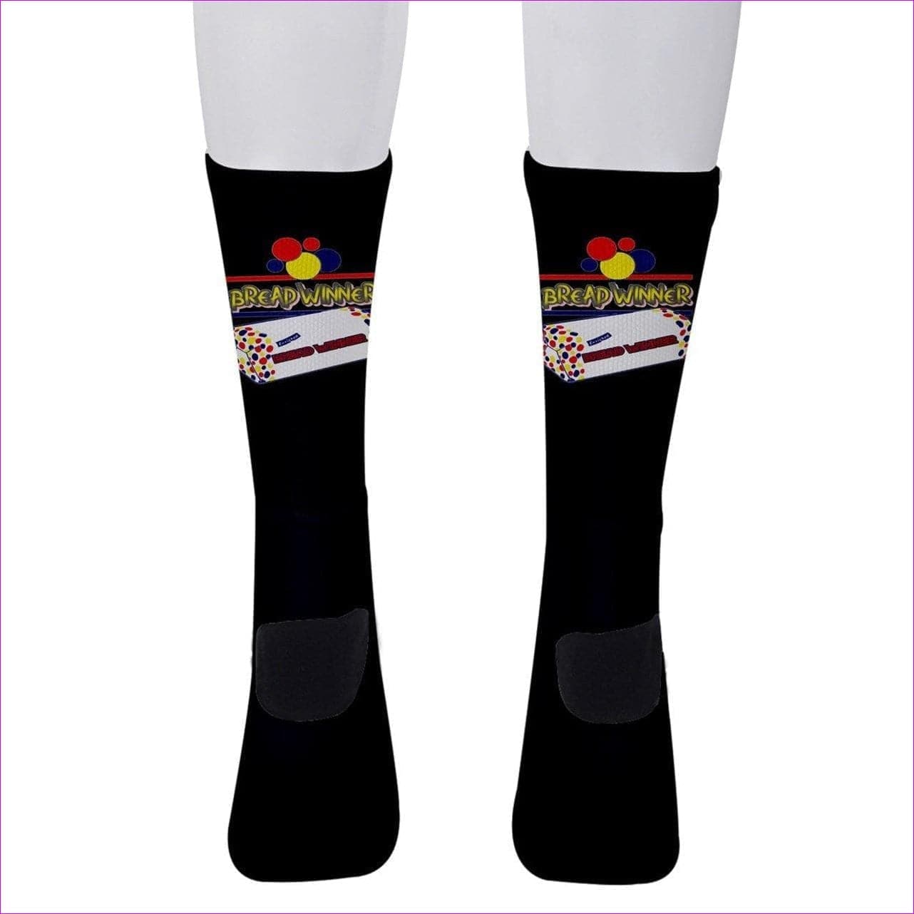 black One Size Bread Winner Men's Crew Socks -4 colors - socks at TFC&H Co.