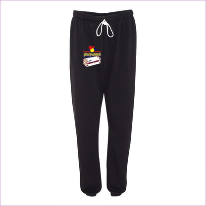 Black Bread Winner Men's Long Scrunch Fleece Pant - men's sweatpants at TFC&H Co.