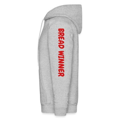 heather gray Bread Winner Men's Premium Hoodie - Men's Hoodie | Hanes P170 at TFC&H Co.