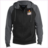 Black/Dark Smoke - Bread Winner Men's Sport-Wick® Full-Zip Hooded Jacket - Mens Jackets at TFC&H Co.