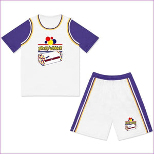 - Bread Winner Men's Striped 2 In 1 T-Shirt & Shorts Basketball Jersey Set - mens basketball jersey set at TFC&H Co.