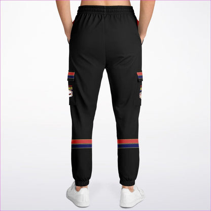 Bread Winner Premium Black Cargo Sweatpants - Fashion Cargo Sweatpants - AOP at TFC&H Co.