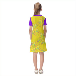 - Bubble Kids Girls Yellow Short Sleeve Dress - kids dress at TFC&H Co.