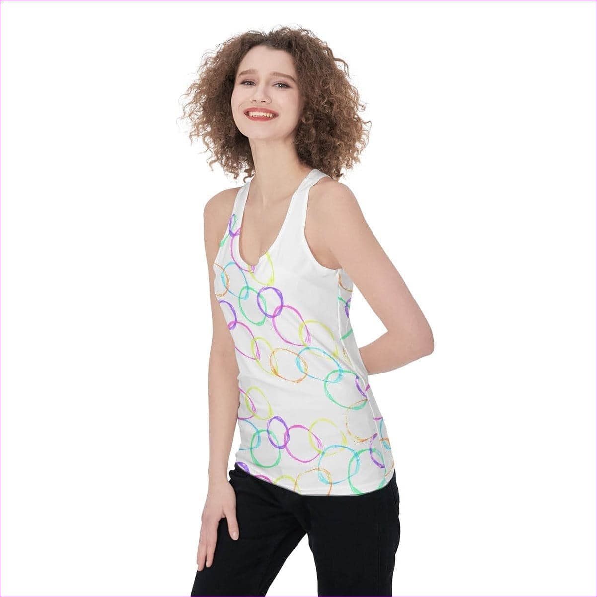 - Bubbles Womens Racerback Tank Top - womens tank top at TFC&H Co.