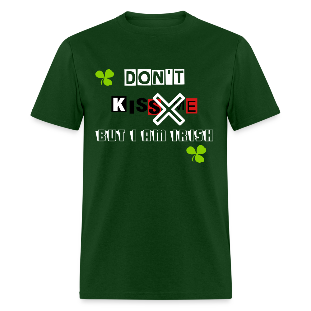 forest green - But I Am Irish Classic Men's T-Shirt - Ships from The US - Unisex Classic T-Shirt | Fruit of the Loom 3930 at TFC&H Co.