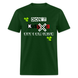 forest green - But I Am Irish Classic Men's T-Shirt - Ships from The US - Unisex Classic T-Shirt | Fruit of the Loom 3930 at TFC&H Co.