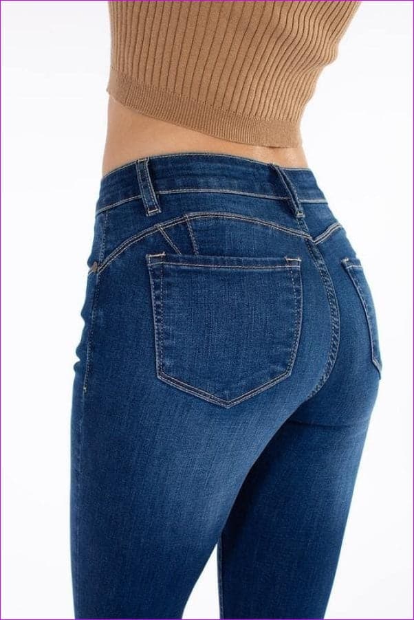 - Butt Lifting High Rise Jeans - womens jeans at TFC&H Co.