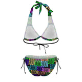 BLACK - Buxom Voluptuous (+) Plus Size Bikini Swimsuit - womens bikini set at TFC&H Co.