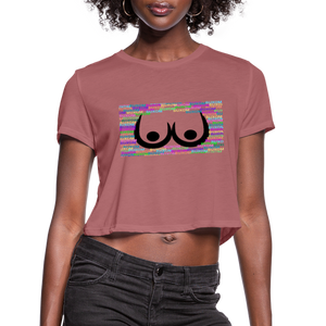 - Buxom Women's Cropped T-Shirt - Ships from The US - Womens Cropped T-Shirt | Bella+Canvas B8882 at TFC&H Co.