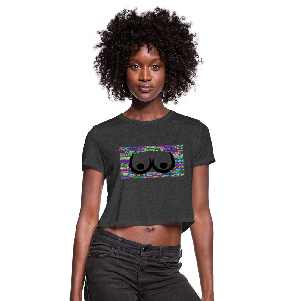 MAUVE - Buxom Women's Cropped T-Shirt - Ships from The US - Womens Cropped T-Shirt | Bella+Canvas B8882 at TFC&H Co.