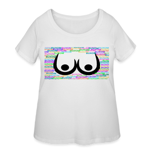 - Buxom Women’s Curvy T-Shirt - Ships from The US - Women’s Curvy T-Shirt | LAT 3804 at TFC&H Co.