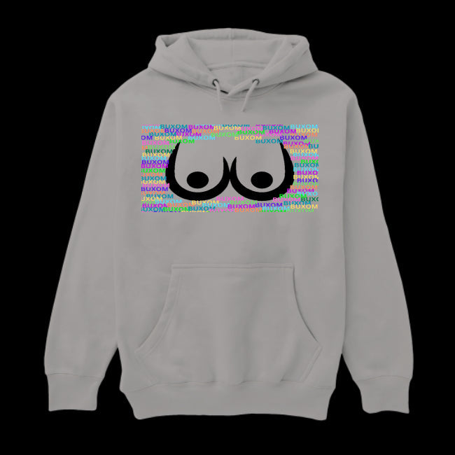 UNISEX HOODIE ATHLETIC-HEATHER - Buxom Women's Hoodie - Ships from The US - womens hoodie at TFC&H Co.