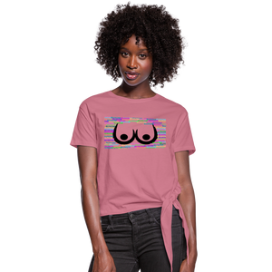 Buxom Women's Knotted T-Shirt - Ships from The US - Women's Knotted T-Shirt | Spreadshirt 1404 at TFC&H Co.