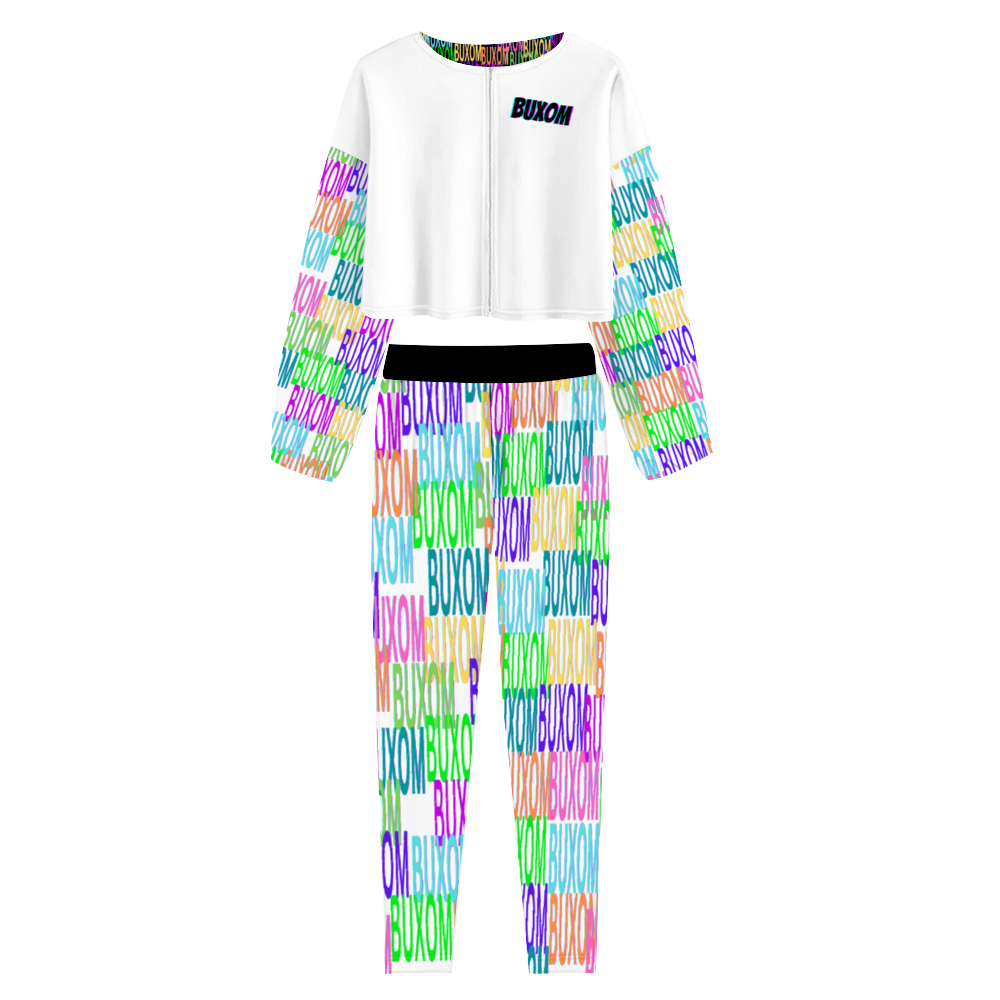 - Buxom Women's Two Piece Outfit Set - White - womens top & pants st at TFC&H Co.