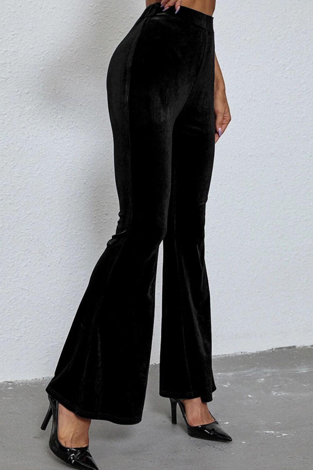 - High Waist Flare Leg Pants - womens pants at TFC&H Co.