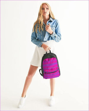 Candy Checkered Small Canvas Backpack - backpack at TFC&H Co.