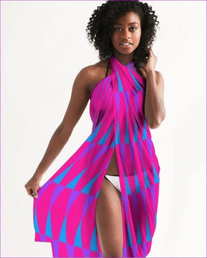 Candy Checkered Swim Cover Up - swim cover up at TFC&H Co.