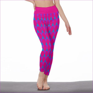 Candy Checkered Womens Casual Leggings - women's leggings at TFC&H Co.