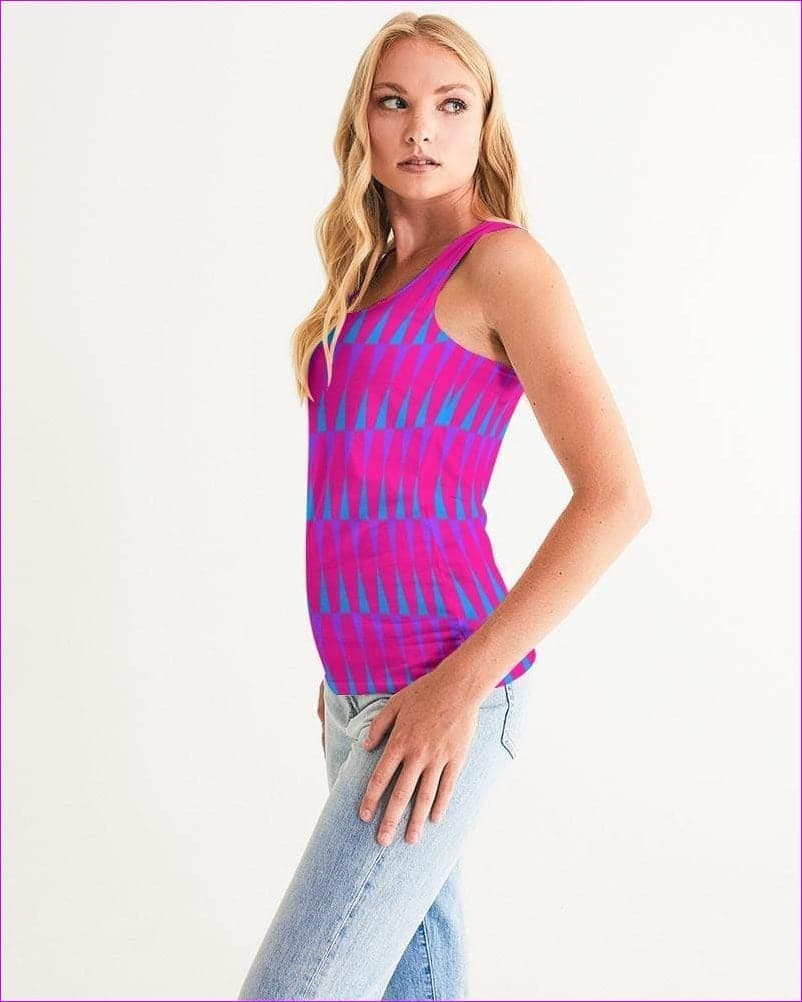 Candy Checkered Womens Tank - women's tank top at TFC&H Co.