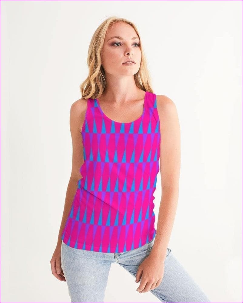 Candy Checkered Womens Tank - women's tank top at TFC&H Co.