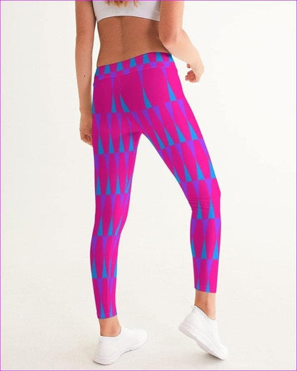 Candy Checkered Womens Yoga Pants - women's leggings at TFC&H Co.