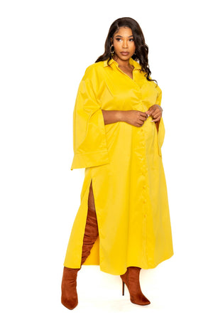 - Cape Sleeve Shirt Dress Voluptuous (+) Plus Size- 2 colors - Ships from The US - womens dress at TFC&H Co.