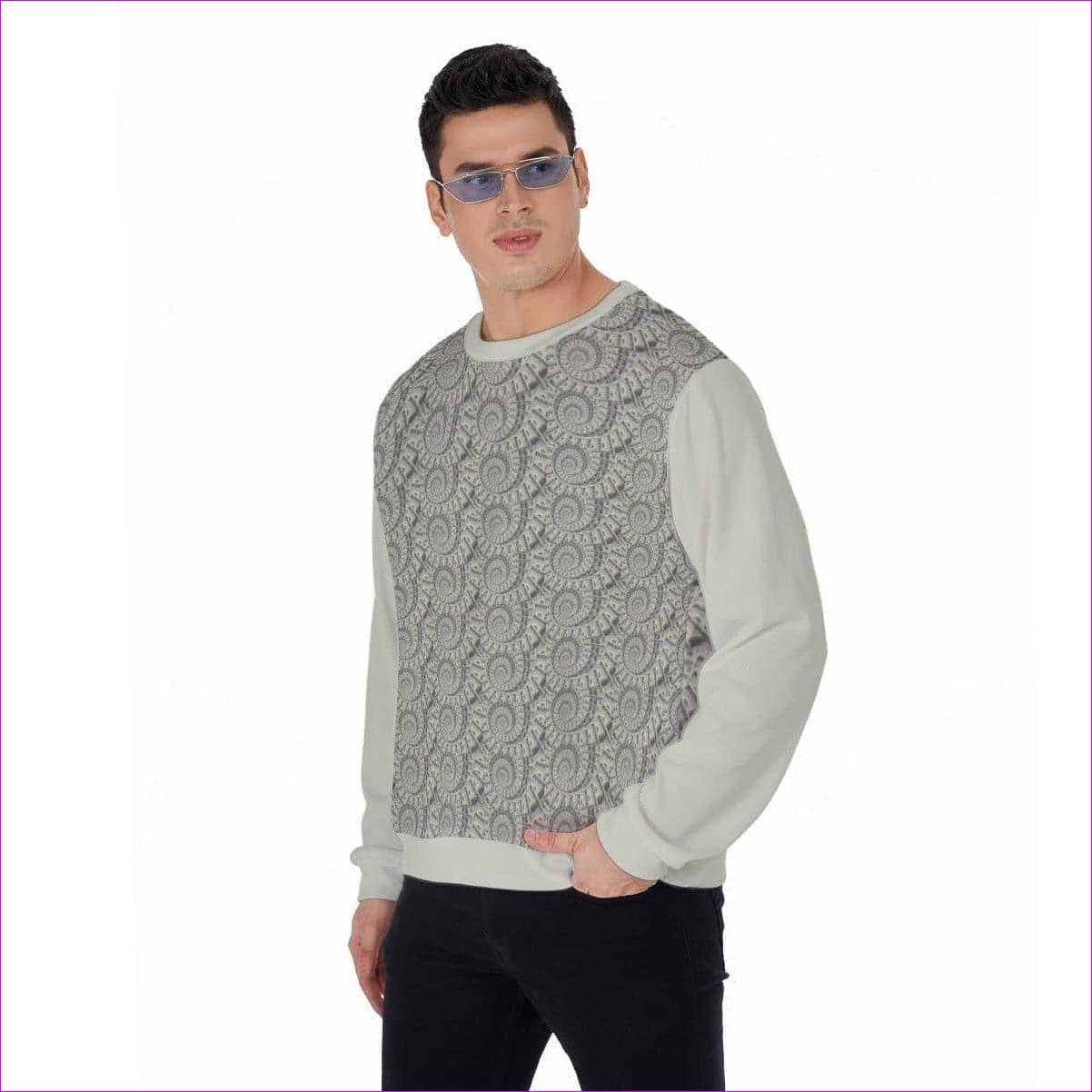 khaki - Cash Men's Thicken Sweater - mens sweatshirt at TFC&H Co.