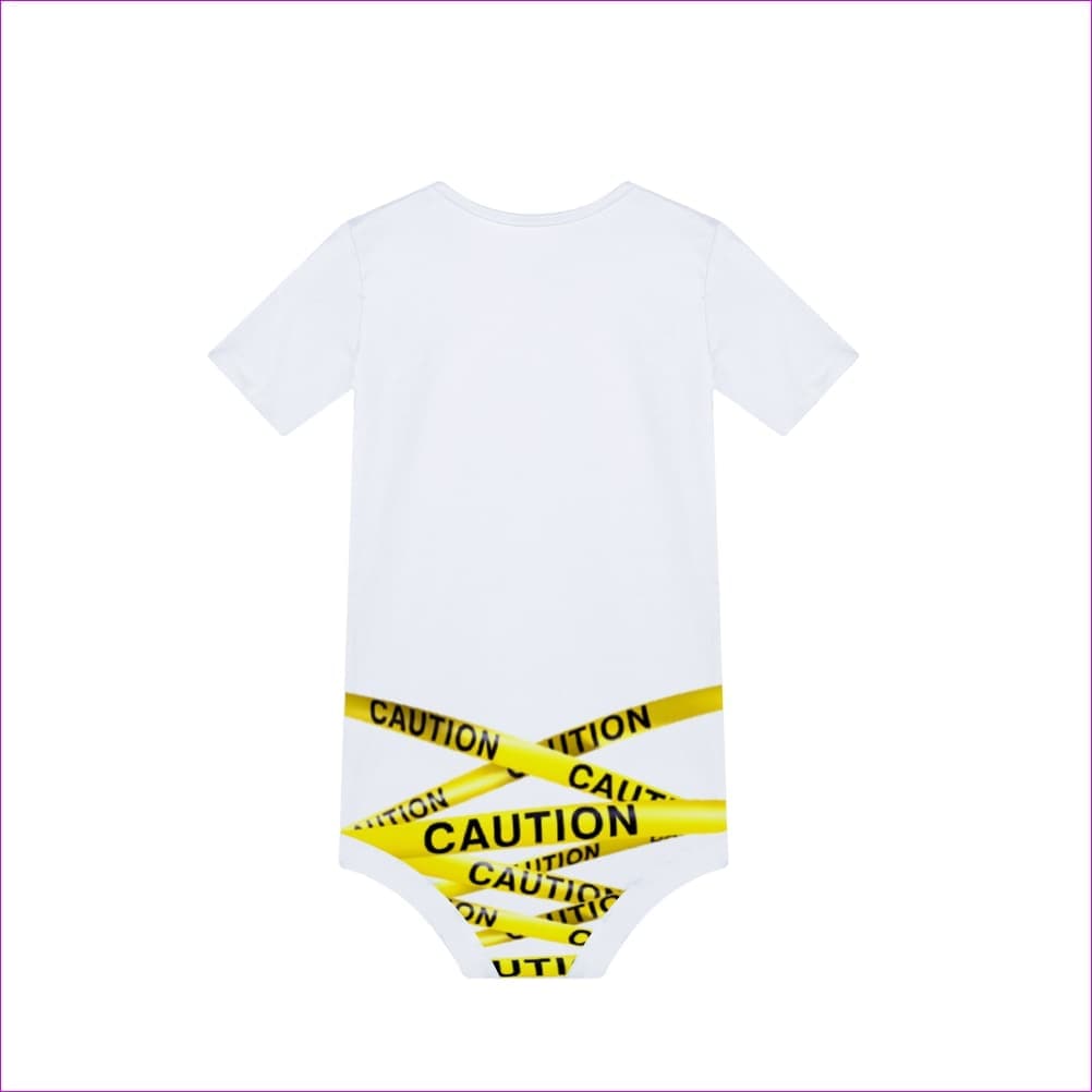 - Caution Baby's Short Sleeve Romper - infant onesie at TFC&H Co.