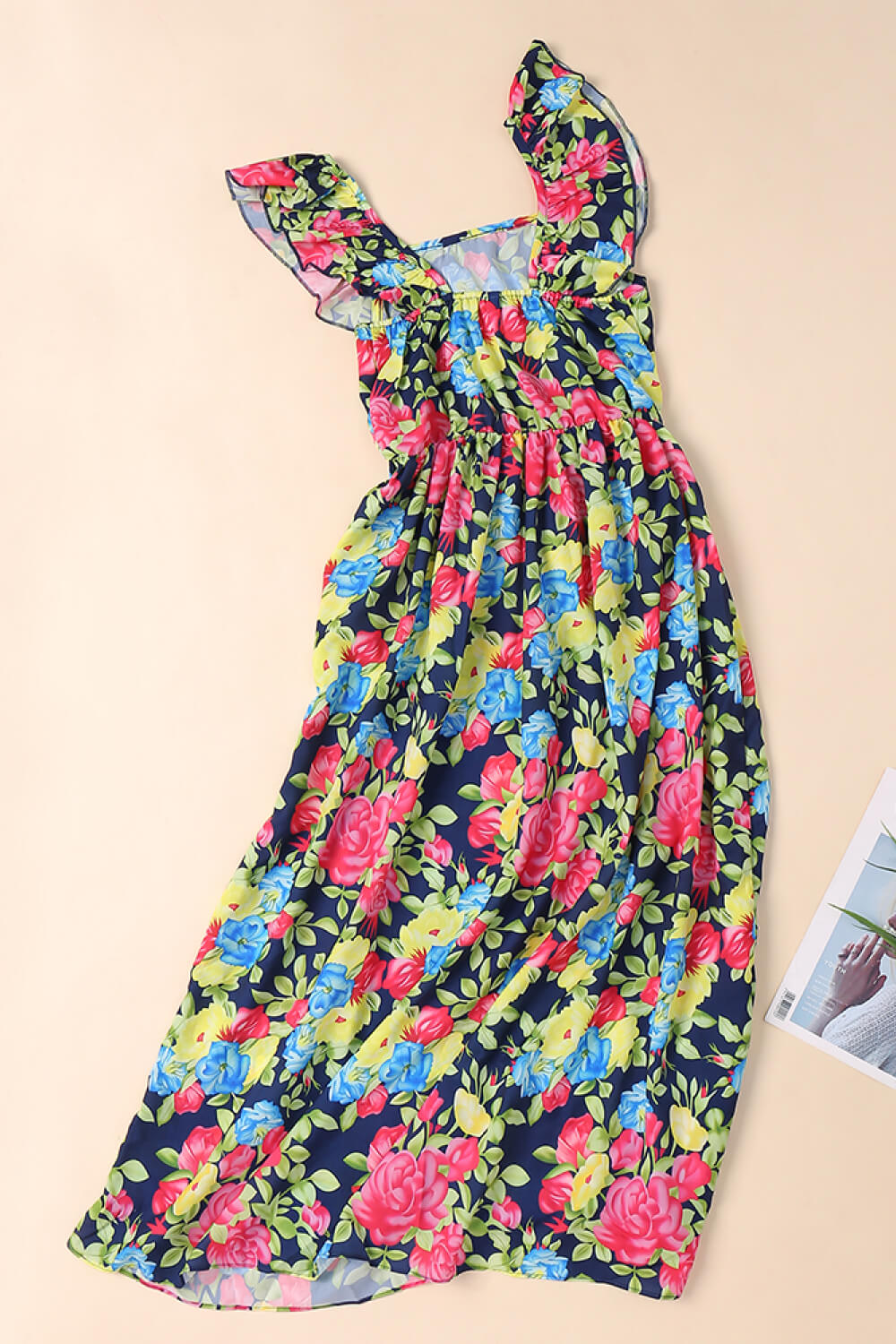 - Women Floral Ruffled Dress - Mommy & Me - womens dress at TFC&H Co.