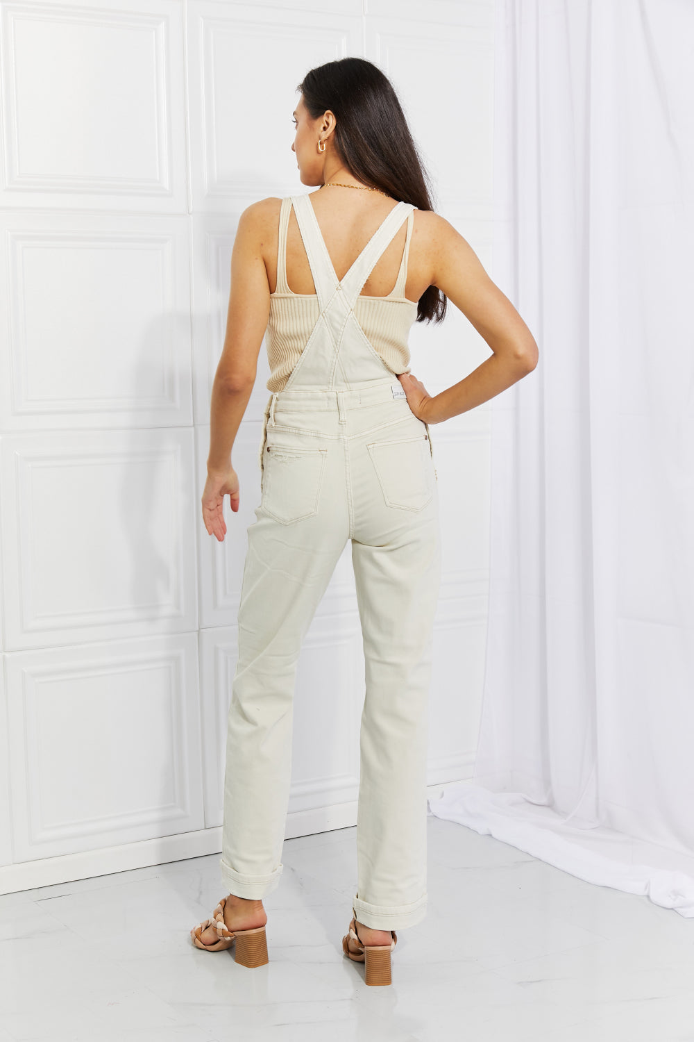 Judy Blue Full Size Taylor High Waist Overalls - Ships from The US - women's overalls at TFC&H Co.
