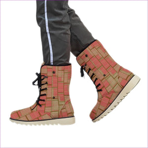 Red - Chained 2 Womens Plush Boots - womens boots at TFC&H Co.