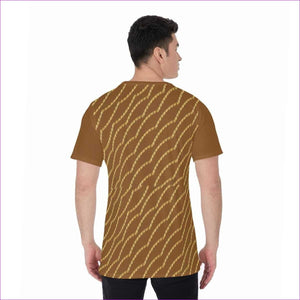 Chained Men's O-Neck T-Shirt - Brown - Men's T-Shirts at TFC&H Co.