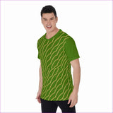 Green - Chained Men's O-Neck T-Shirt - Green - Mens T-Shirts at TFC&H Co.
